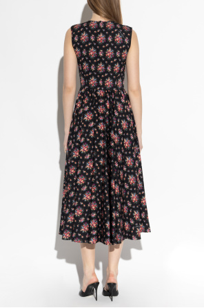 Dolce & Gabbana Silk dress with floral motif