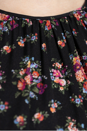 Dolce & Gabbana Silk dress with floral motif