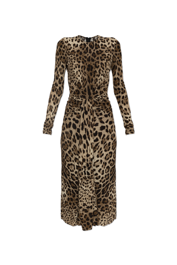 Animal print dress od Dolce & Gabbana