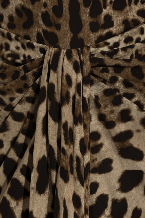 Dolce & Gabbana Vestido com padrão animal