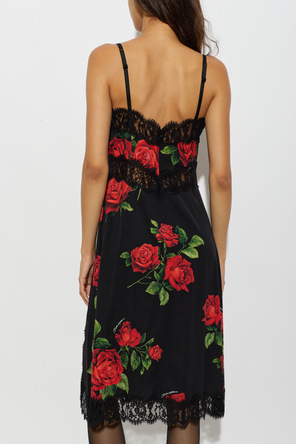 Dolce & Gabbana Sukienka z motywem kwiatowym