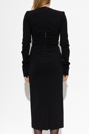Dolce & Gabbana Ruched Midi Dress