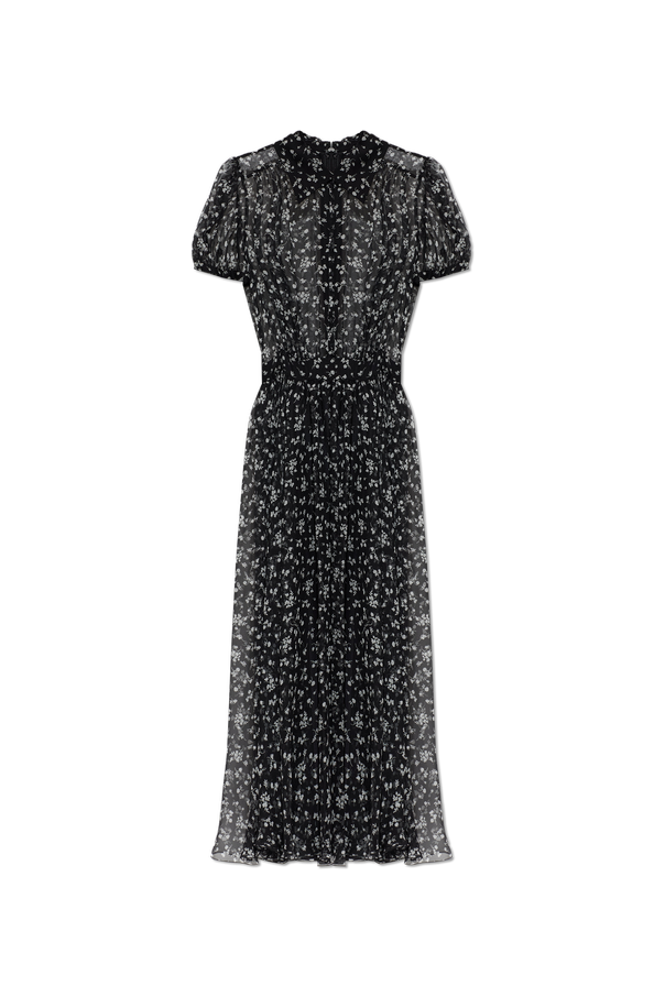 Silk Dress with Floral Motif od Dolce & Gabbana