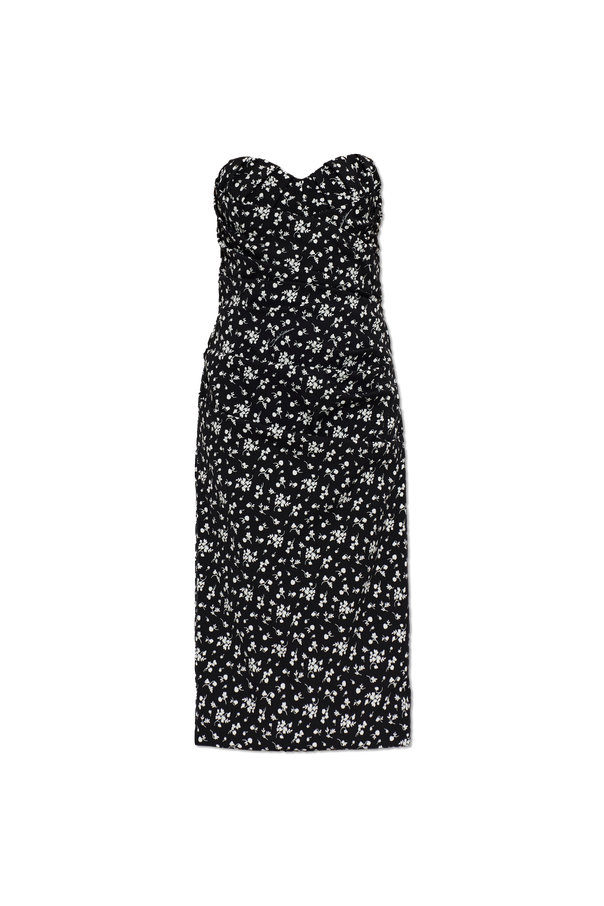 Silk Dress with Floral Motif od Dolce & Gabbana