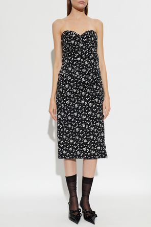 Dolce & Gabbana Seidenkleid mit Blumenmuster