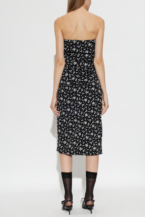 Dolce & Gabbana Seidenkleid mit Blumenmuster
