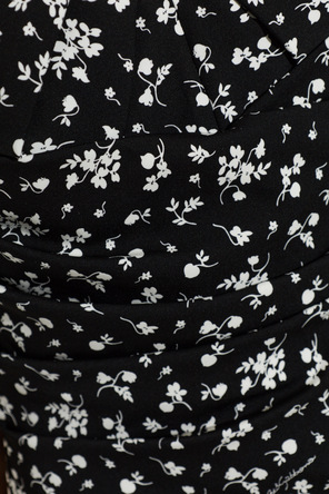 Dolce & Gabbana Seidenkleid mit Blumenmuster