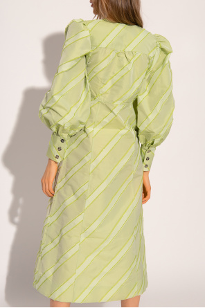 Ganni Dress with puff sleeves