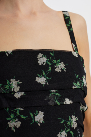 Dolce & Gabbana Silk dress with floral motif