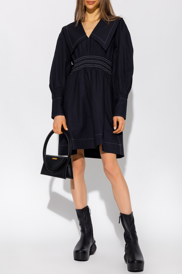 Ganni sweater with denuded shoulder msgm pullover