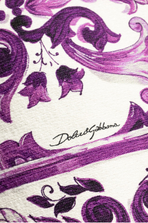 Dolce & Gabbana Sukienka z nadrukiem  `Majolica`