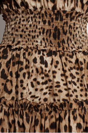 Dolce & Gabbana Vestido con estampado animal