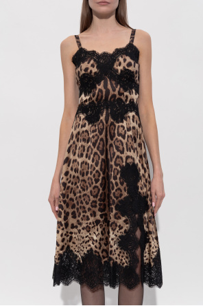 Dolce & Gabbana Vestido con estampado animal