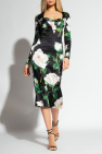 Dolce & Gabbana Silk dress with floral motif