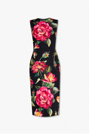 dolce rose-print gabbana floral applique crystal embellished tote bag item