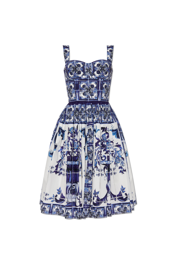 Dolce & Gabbana Dress with majolica print