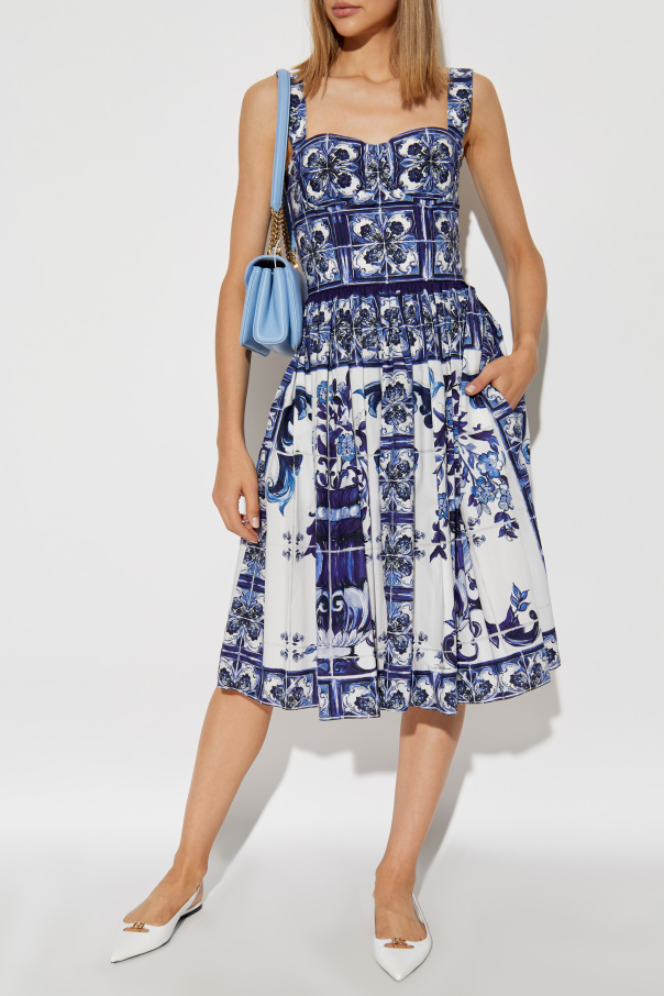 Dolce & Gabbana Dress with majolica print