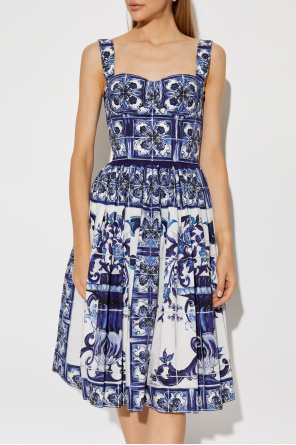 Dolce & Gabbana Dress with majolica print