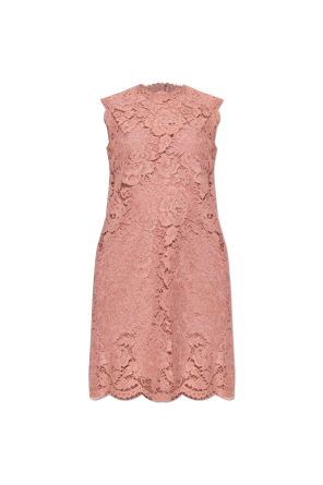 Sleeveless lace dress