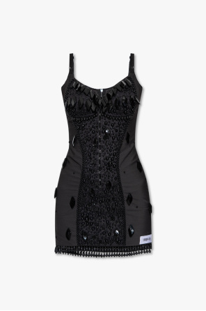 Dolce & Gabbana leopard-print pussybow dress