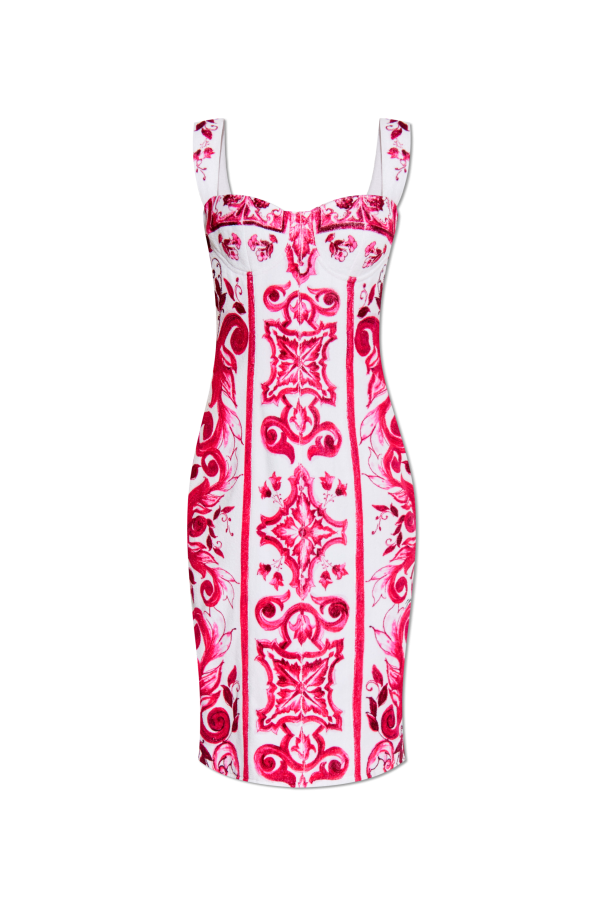 Dolce & Gabbana Dress with Majolica pattern