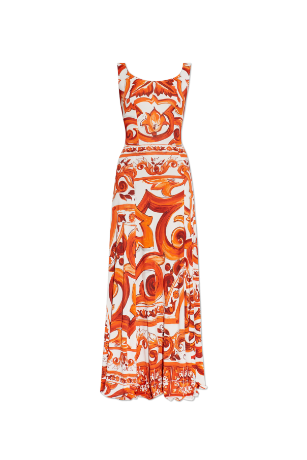 Dress with 'Majolica' print od Dolce & Gabbana