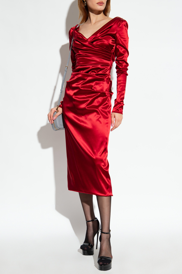dolce Jogginghose & Gabbana Satin dress