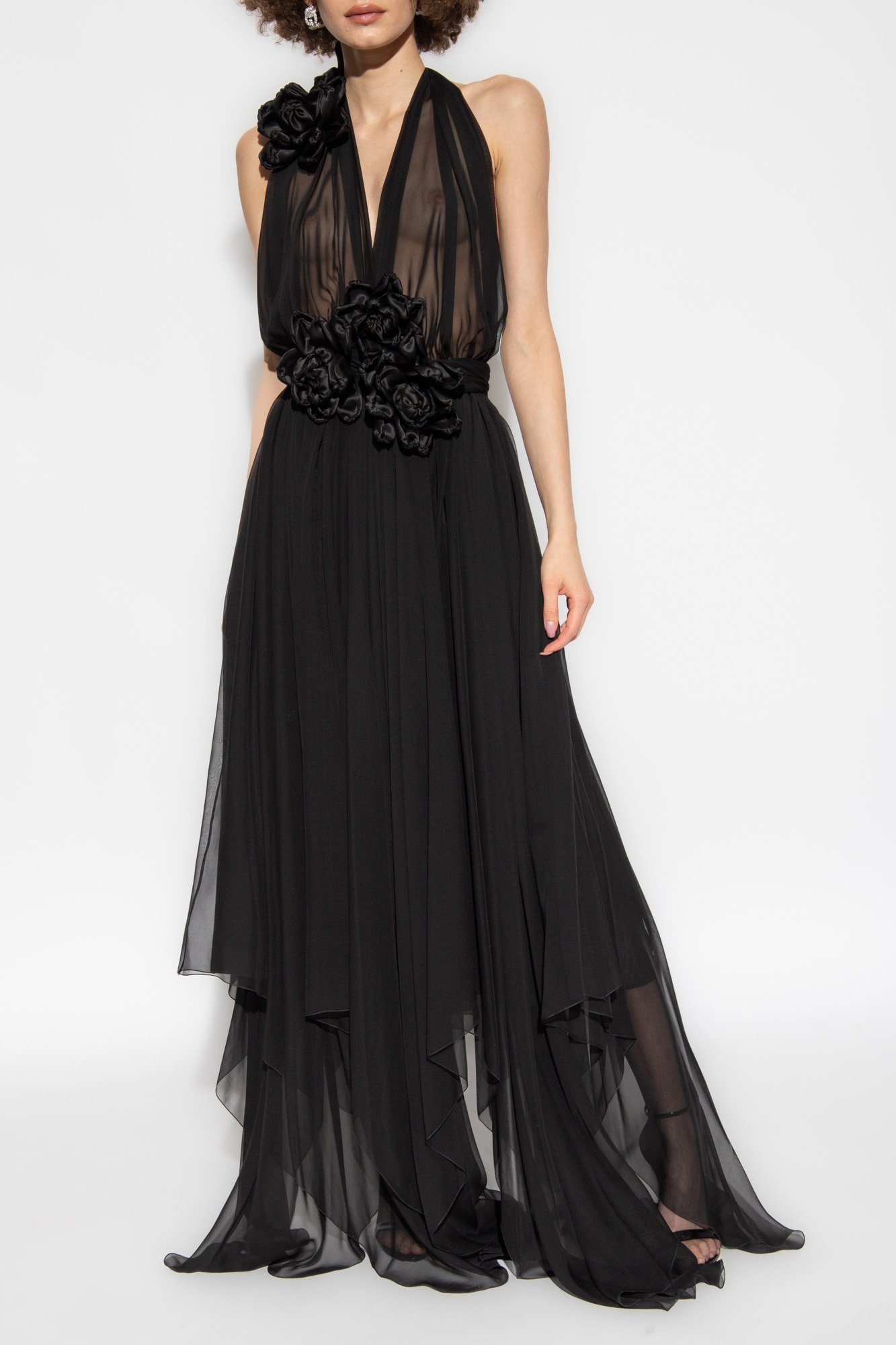 Black Dress in silk chiffon Dolce & Gabbana - Vitkac Germany