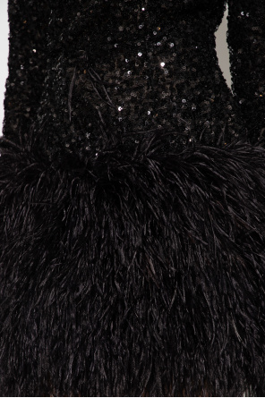 Dolce & Gabbana Dress with ostrich feathers