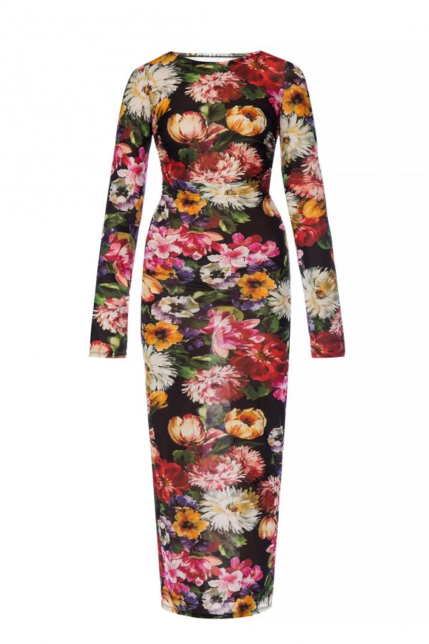 Fl Motif Dress Dolce Gabbana Vitkac Online Fl Motif Dress Od Dolce Gabbana