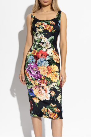 Dolce & Gabbana Sukienka z motywem kwiatowym