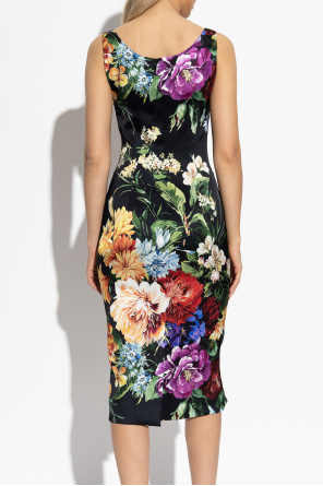 Dolce & Gabbana Sukienka z motywem kwiatowym
