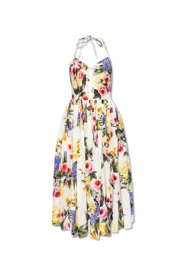 Sukienka z motywem kwiatowym od Dolce & Gabbana