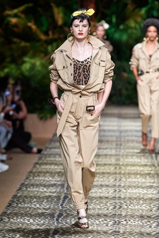 Beige Jumpsuit with belt Dolce & Gabbana - Vitkac Germany