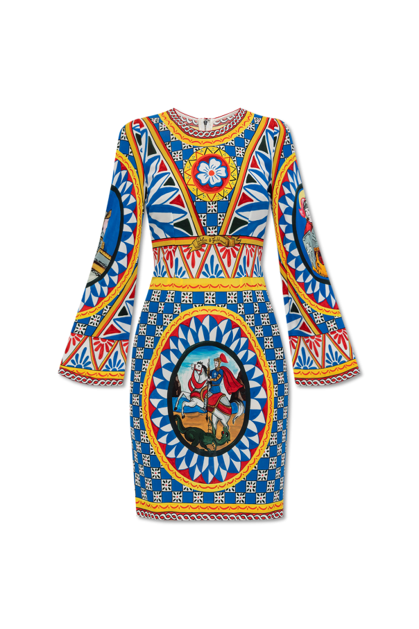 Dolce & Gabbana Dress with Carretto pattern