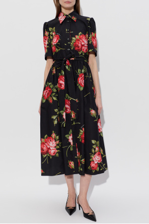 Dolce & Gabbana Vestido com padrão floral