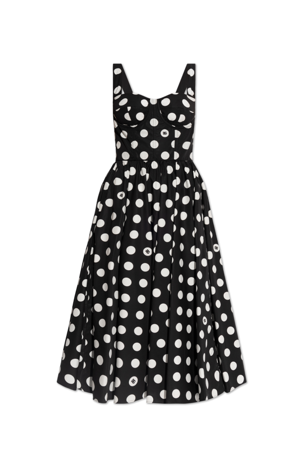 Dolce & Gabbana Polka Dot Pattern Dress