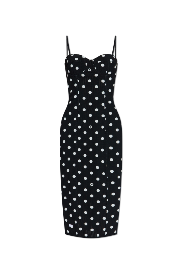Dolce & Gabbana Sukienka ze wzorem w kropki
