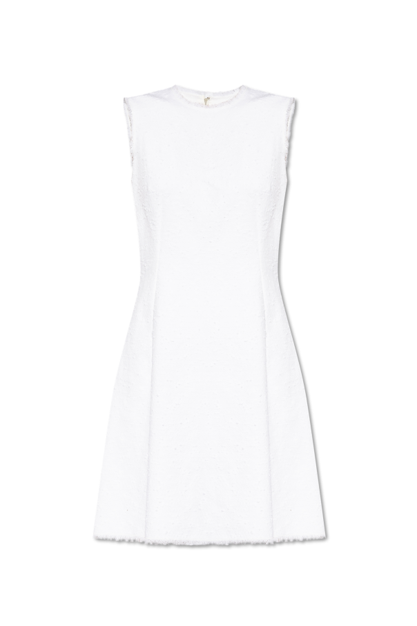 Dolce & Gabbana Tweedowa sukienka bez rękawów