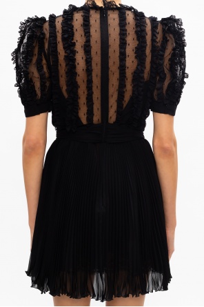 Dolce & Gabbana Pleated dress with short sleeves