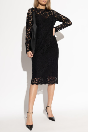 Lace dress with long sleeves od Dolce & Gabbana