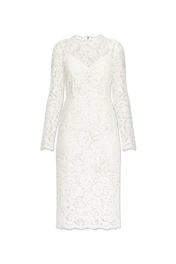 Lace dress with long sleeves od Dolce & Gabbana