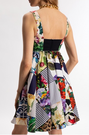 Dolce & Gabbana Flared sleeveless dress