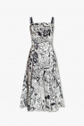 Dolce & Gabbana Kids Schultertasche im Metallic-Look Silber