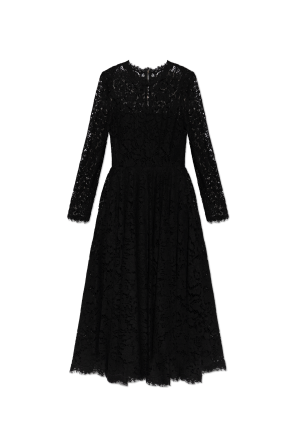 Lace dress with long sleeves