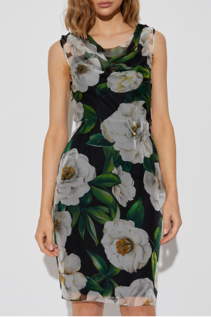 Dolce & Gabbana Ärmelloses Seidenkleid