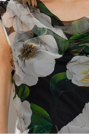 Dolce & Gabbana Ärmelloses Seidenkleid