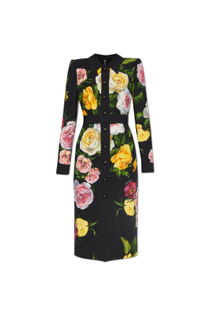 Dress with floral pattern