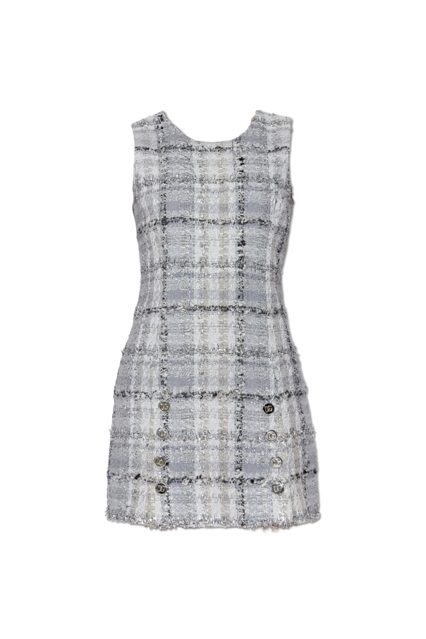 Sleeveless tweed dress od Dolce & Gabbana