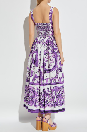 Dolce & Gabbana Kleid mit "Majolica"-Print